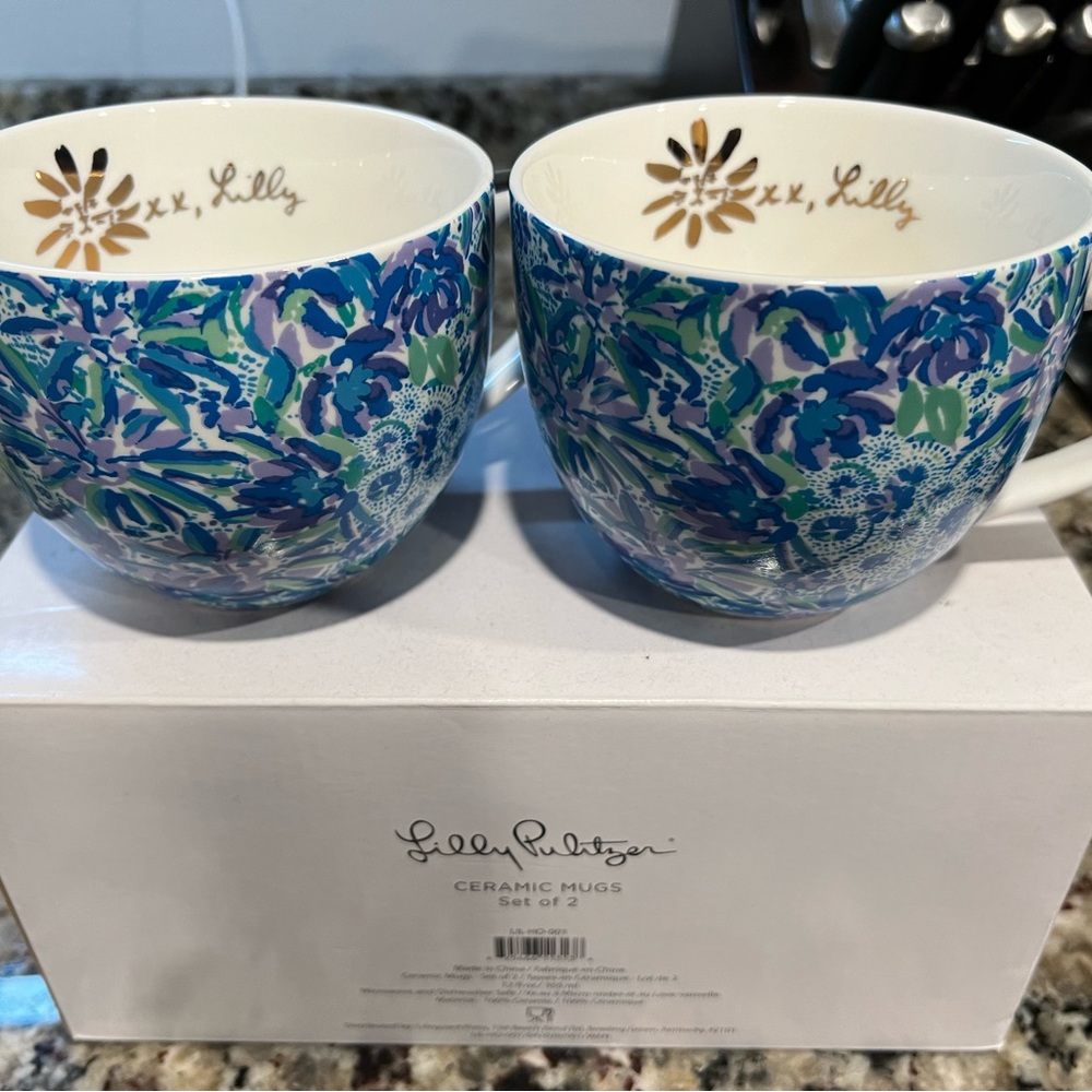Lilly Pulitzer Ceramic Mugs